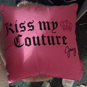 Juicy Couture Pink Signature Pillow